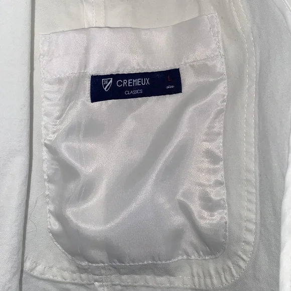 Cremieux Serengeti Collection White Linen Blazer - Picture 11 of 11